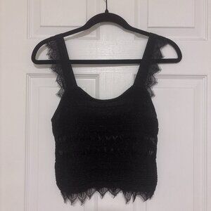Zara Eyelet Tank Top